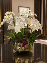 Load image into Gallery viewer, S72 - Modern White Phalaenopsis arrangement - Flowerplustoronto
