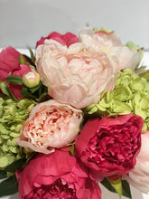 Load image into Gallery viewer, S29 - Light Pink and Raspberry Peony Arrangement - Flowerplustoronto
