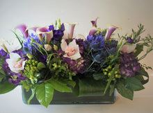Load image into Gallery viewer, C6 - Modern Purple Calla Lily Arrangement - Flowerplustoronto
