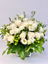 Load image into Gallery viewer, F119 - White and Green Arrangement - Flowerplustoronto
