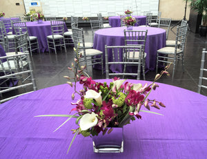 E13 - Purple Orchids and White Callas Centerpieces, price per arrangement - Flowerplustoronto