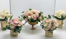 Load image into Gallery viewer, E30 - Runner Design in Blushes and Light Pink, price per arrangement, price per arrangement - Flowerplustoronto
