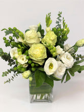 Load image into Gallery viewer, F40 - White and Green Arrangement - Flowerplustoronto
