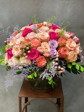 Load image into Gallery viewer, F164 - Pastel Rose Nosegay Arrangement - Flowerplustoronto
