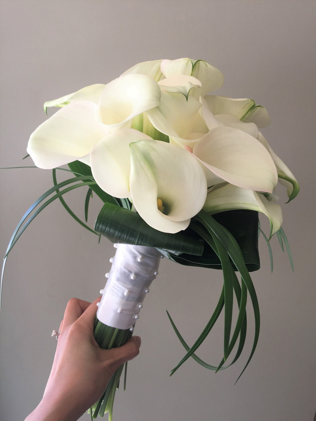 Modern Calla Lily Bridal Bouquet - Flowerplustoronto