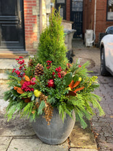 Load image into Gallery viewer, WP17 - Lush Modern Winter Planter - Flowerplustoronto
