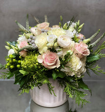 Load image into Gallery viewer, F10 - White and Pink Vase Arrangement
