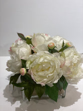 Load image into Gallery viewer, S33 - Modern White Peony Centerpiece - Flowerplustoronto
