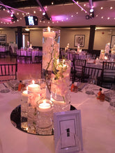 Load image into Gallery viewer, Modern Elegant Orchid Wedding - Guest table  Arrangements - Flowerplustoronto
